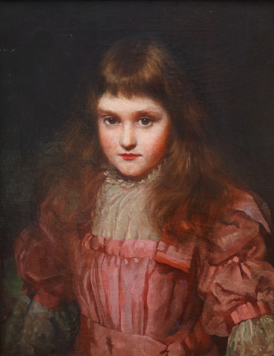 Stephen Catterson Smith the Younger, (1849-1912), Audrey Maria Charlotte Bruce, daughter of Alan Bruce-Pryce Esq.